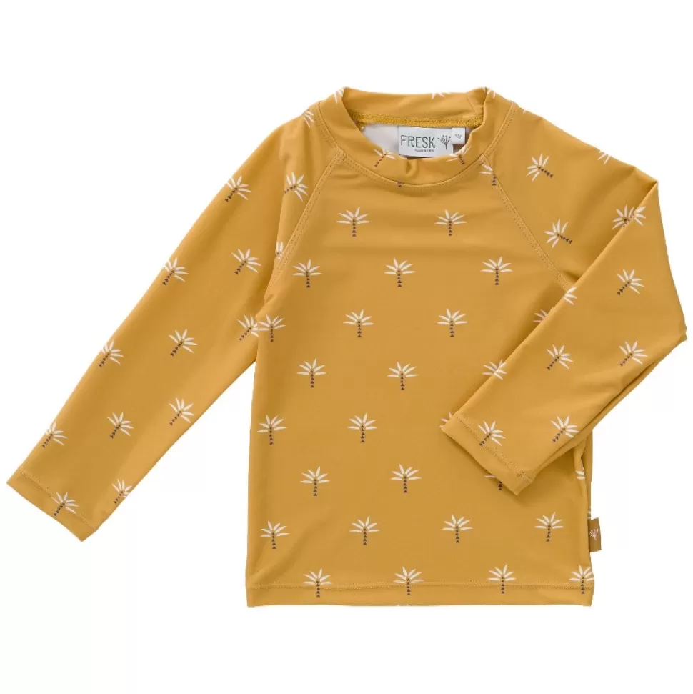 Best Uv Top Longsleeve Palmtree Ochre- Alleen Nog In 62/68 Zwemmen