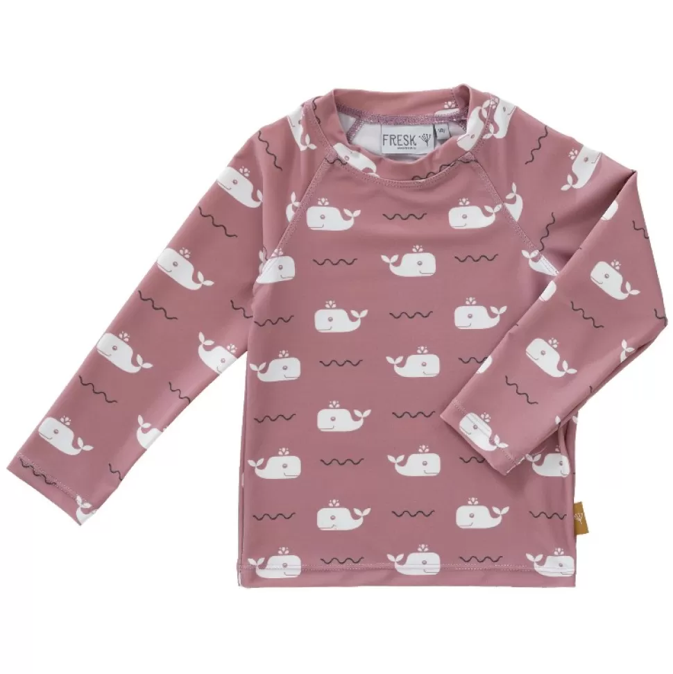 Cheap Uv Top Longsleeve Whale Ash Rose – Alleen Nog In 62/68, 98/104 En 110/116 Zwemmen